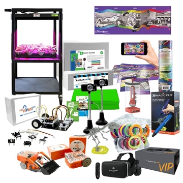 Picture of Advanced Starter Steam Pack with Coding Robots/3D Printing/LED Grow-light
