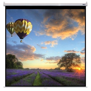 Picture of 150" Manual Pull Down Projection Screen, Square Format, Matte White Fabric