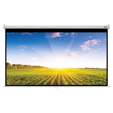 Picture of 135" Manual Pull Down Projector Screen, HDTV Format, Matte White Fabric