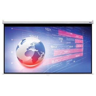 Picture of 150" Manual Pull Down Projection Screen, HDTV Format, Matte White Fabric