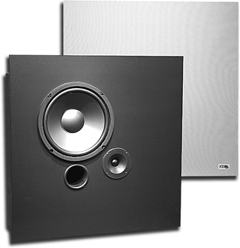 Picture of 10" 2x2 High Power Grid Ceiling Mount Loudspeaker with Duraflake Fabrication, 200W