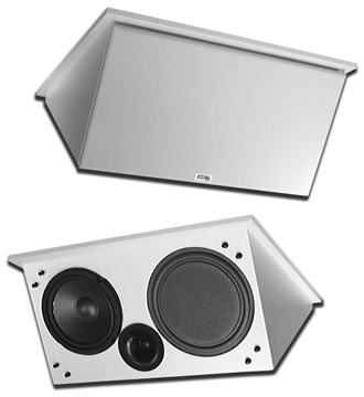 Picture of 8" 2x2 High Performance Grid Ceiling Mount Loudspeaker with Duraflake Fabrication, 200W