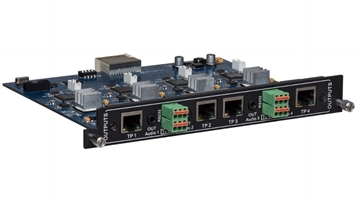 Picture of Output Card for Card-Based Matrix Switcher - HDBaseT with Audio De-embedding