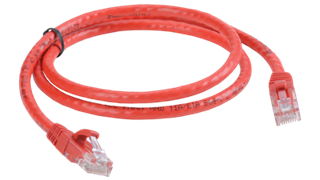 Picture of 1' Cat6 U/UTP Patch Cable, Red