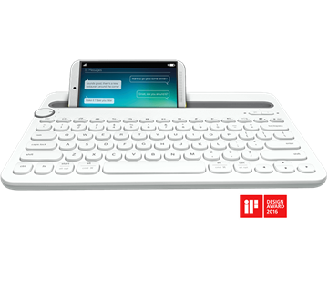 Picture of Wireless Multi-device Bluetooth Keyboard K480, White