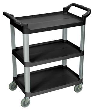 Picture of Serving Cart, 3 Shelves, Black