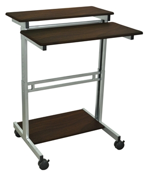Picture of 31.5" Adjustable Stand-up Workstation, Walnut