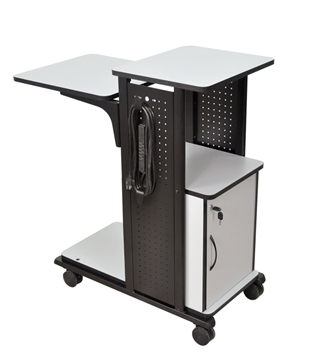 Picture of Mobile Presentation Station with Cabinet and Electrical Assembly
