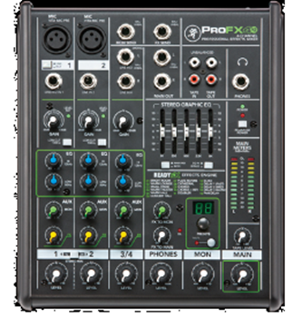 Picture of 4-channel Professional Effects Mixer