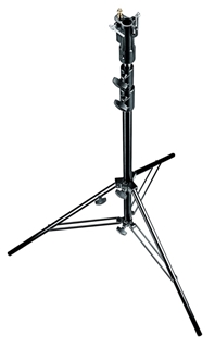 Picture of 3-Section Black Aluminum Senior Stand with Leveling Leg