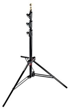 Picture of Black Aluminium Master Stand Air Cushioned 12ft 4 Section, 3 Risers