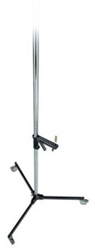 Picture of 8' Chrome Plated Steel Column Stand with Sliding Arm