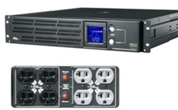 Picture of Rackmount UPS,1000Va/750W,Ind.Outlet Cntrl,2Sp,Black