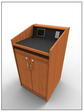 Picture of Level 2 Instructor Lectern, 25" W x 24" D x 45" H