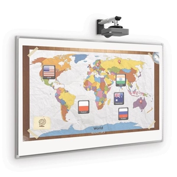 Picture of 84.9 Interactive Projector Board Low Gloss White