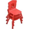 Picture of Brite Kids Chair, 7.5" Seat Height, Fire Engine Red,