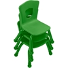Picture of Brite Kids#174; Chairs(Set of 4), 11.5" Seat Height, Grass Green