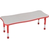 Picture of Large Rectangle Table, Fire Engine Red