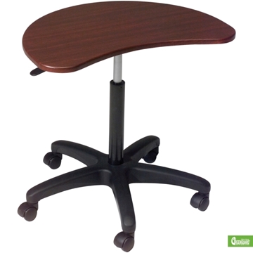 Picture of POP Pneumatic Laptop Stand, Mahogany