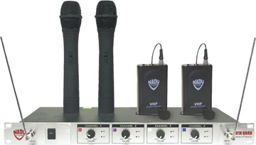 Picture of 4-channel VHF Wireless Microphone System