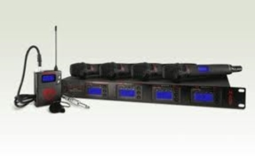 Picture of 1000-channel Select UHF Quad Receiver Wireless System for Simultaneous Operation of Four Transmitters