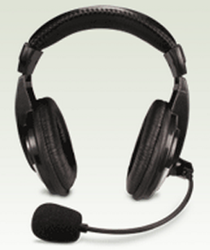 Picture of Stereo Headphones with Boom Microphone