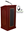 Picture of Oklahoma Sound  Prestige Sound Lectern with Wireless Headset Mic, Mahogany