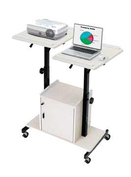 Picture of Presentation Cart with Built-in Storage Box