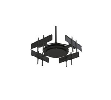 Picture of Multi-Display Ceiling Mount with Four Telescoping Arms for 37" to 75" Displays