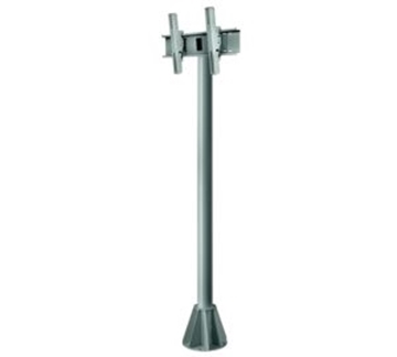 Picture of 5ft Wind Rated Pedestal Tilt Mount for 32 to 65" Outdoor Flat Panel Display, Stone Gray