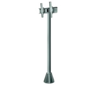 Picture of 6' Wind Rated Pedestal Tilt Mount for 32 to 65" Outdoor Flat Panel Display, Stone Gray
