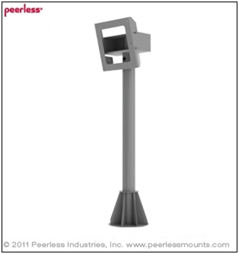 Picture of 5ft Indoor/Outdoor Tilting Pedestal Mount for FPE42H-S, FPE47H-S and FPE55H-S Protective Enclosure
