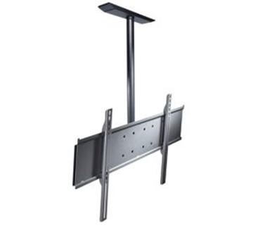 Picture of Straight Column Ceiling Mount for 32" to 75" Flat Panel Displays, Antimicrobial Black