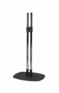 Picture of Floor Stand with 60 in. Chrome Poles and Back-To-Back Flat-Panel Mount Adapter
