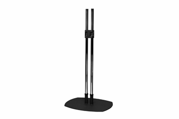Picture of Floor Stand with 72 in. Chrome Poles and Back-To-Back Flat-Panel Mount Adapter