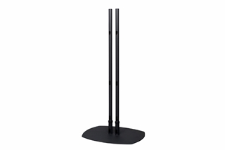Picture of Floor Stand with 72 in. Black Poles and Back-To-Back Flat-Panel Mount Adapter