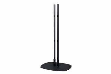 Picture of Floor Stand with 72 in. Black Poles and Back-To-Back Flat-Panel Mount Adapter