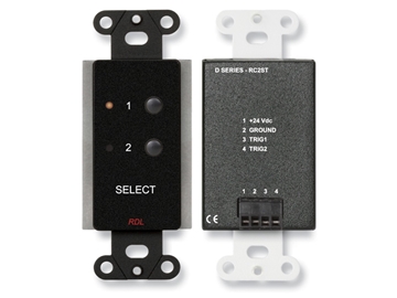 Picture of DB-RC2ST 2 Channel Remote Control for STICK?ON ? Remote selection of audio or video sources