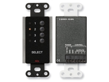 Picture of DB-RC4RU 4 Channel Remote Control for RACK?UP 4x1 Audio or Video Switchers
