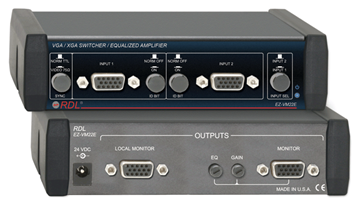 Picture of VGA/XGA Switcher/Equalized Amplifier - 2 Inputs, 2 Outputs