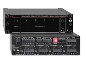 Picture of 4-channel Stereo Audio Selector with VCA