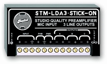 Picture of Studio Quality Mic Preamp with phantom - 3 Line Outputs