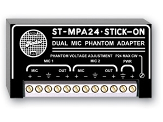 Picture of 24V Adjustable Dual Microphone Phantom Adapter