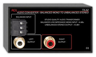 Picture of Audio Converter - Balanced to Unbalanced
