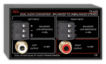 Picture of Dual Audio Converter - Balanced to Unbalanced