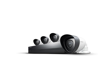 Picture of 4 Camera, 8 Channel 1080p Hybrid DVR Security System