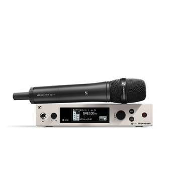 Picture of ew 500 G4-965-AW+ - Wireless vocal set. Includes (1) SKM 500 G4 Handheld, (1) e 965 capsule (selectable cardioid/supercardioid, condenser), (1) EM 300-500 G4 rackmount receiver, (1) GA3 rack kit  (1) mic clip, frequency range:AW+ (470 - 558 MHz)