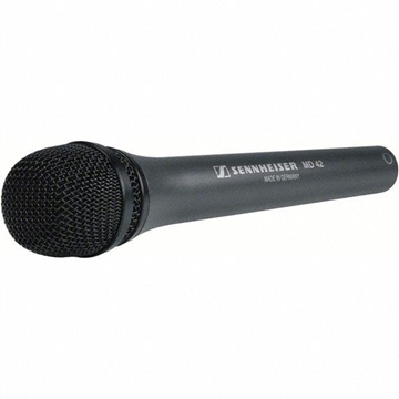Picture of MD 42 - Handheld microphone (omnidirectional, dynamic) for field ENG with 3-pin XLR-M. MZQ 800 clip available separately (15 oz)
