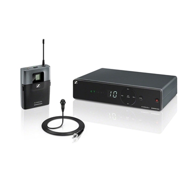 Picture of XSW 1-ME2-A - Wireless lavalier set. Includes (1) EM XSW 1, (1) SK XSW, (1) ME 2-II lavalier microphone (omnidirectional, condenser)  (1) NT 12-5 CW, frequency range: A (548 - 572 MHz)