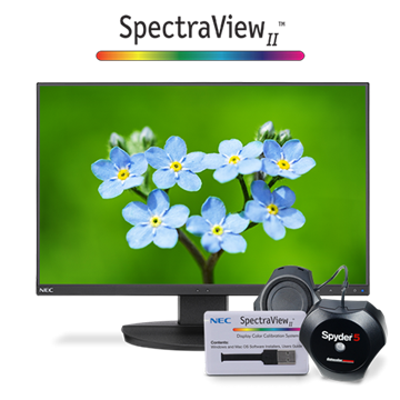 Picture of 23 WUXGA Business-Class Widescreen Desktop Monitor with Ultra-Narrow Bezel with SpectraView Color Calibration Solution